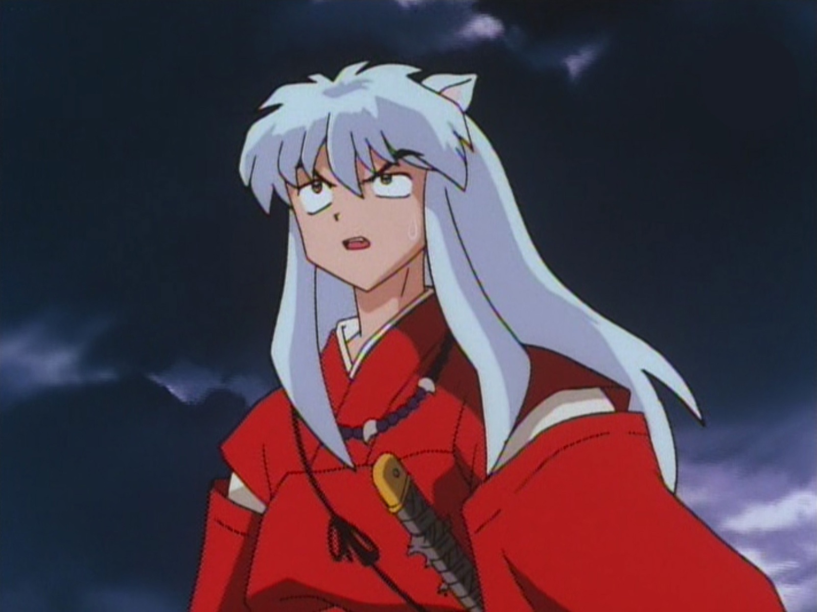 After Inuyasha arrives to the scene where Kagome is being held captive by t...