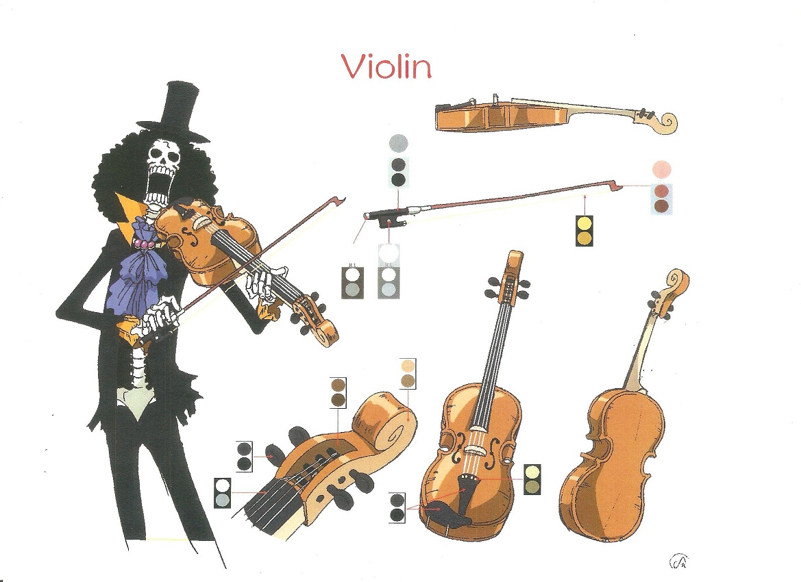 One Piece gallery One Piece model sheet 09 (Brook)