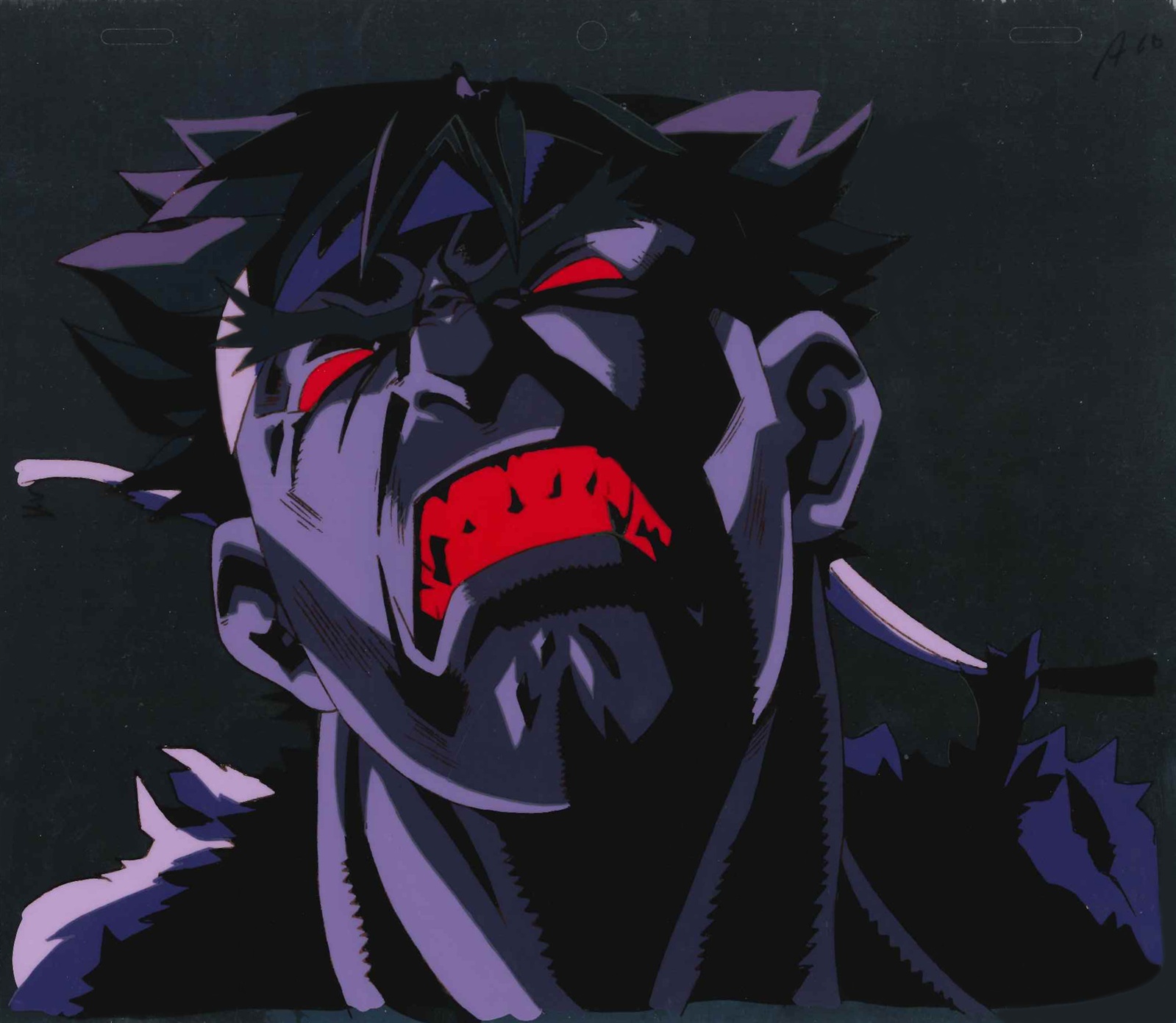 STREET FIGHTER ALPHA ZERO RYU ANIME PRODUCTION CEL 3