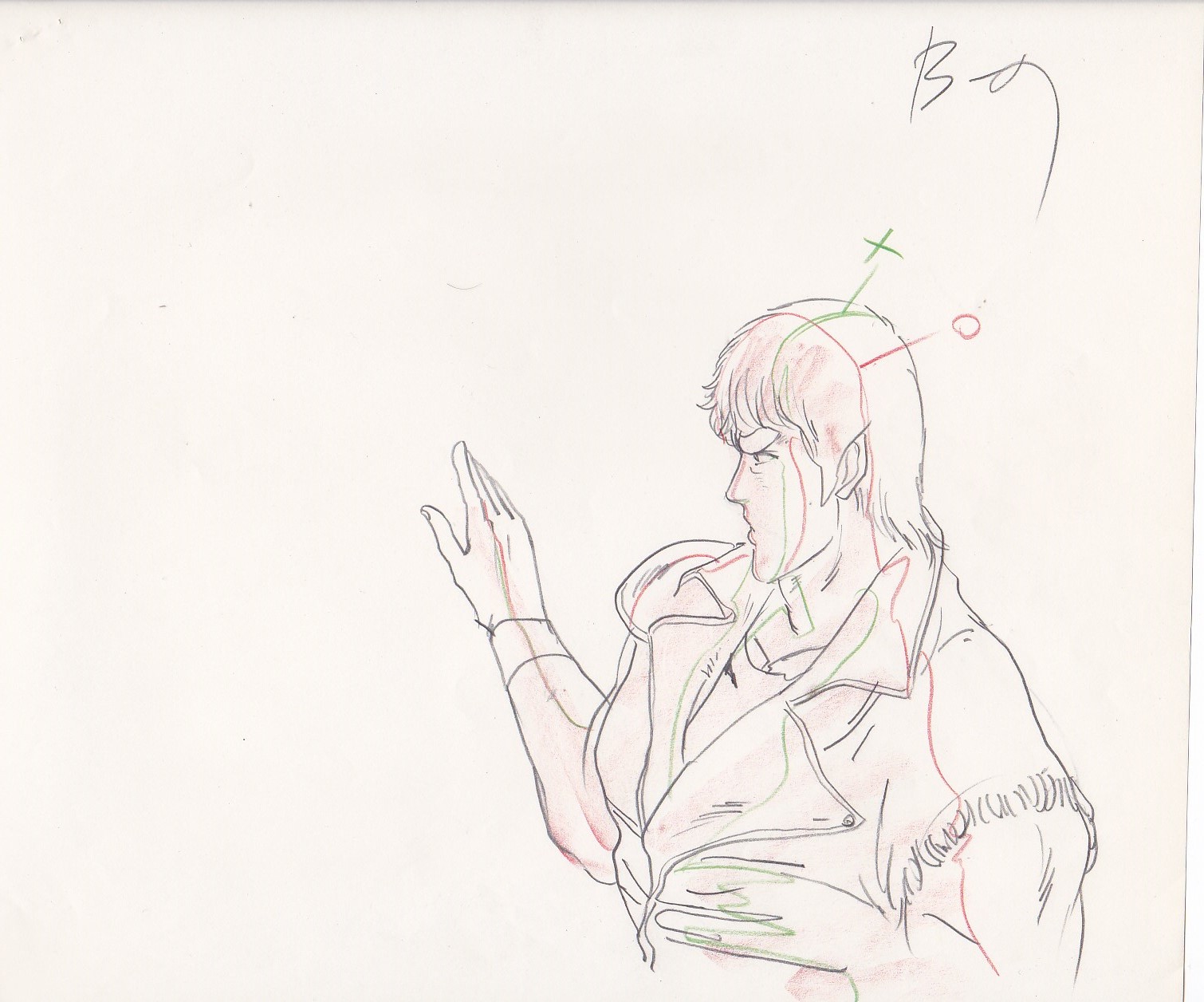 Hnk & Jjba Anime Cel Collection - E. Genga & Douga (hokuto No Ken 