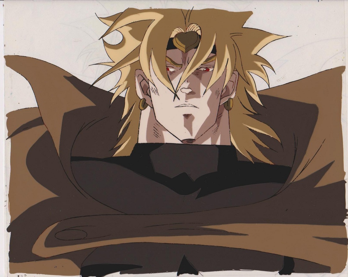 JoJo's Bizarre Adventure OVA Dio Brando RARE 1990s Anime Cel Production Art