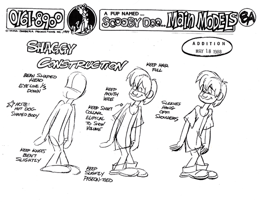 Like A Butterfly - Model Sheets - A Pup Named Scooby Doo